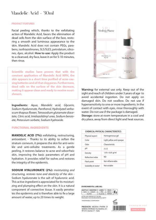 MANDELIC ACID 7% - 30ml