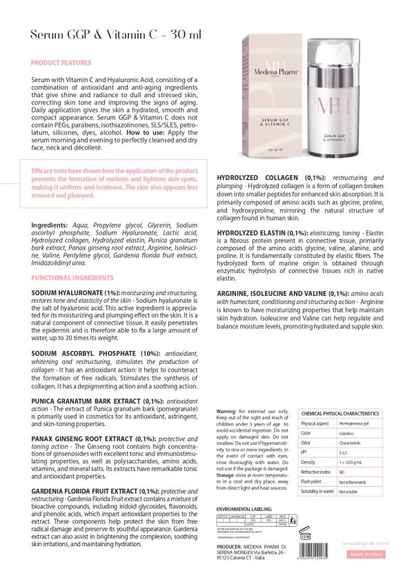 SERUM GGP & VITAMIN C - AIRLESS 30ML